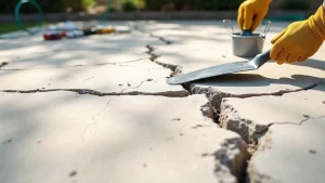 How to repair concrete cracks in parking lots